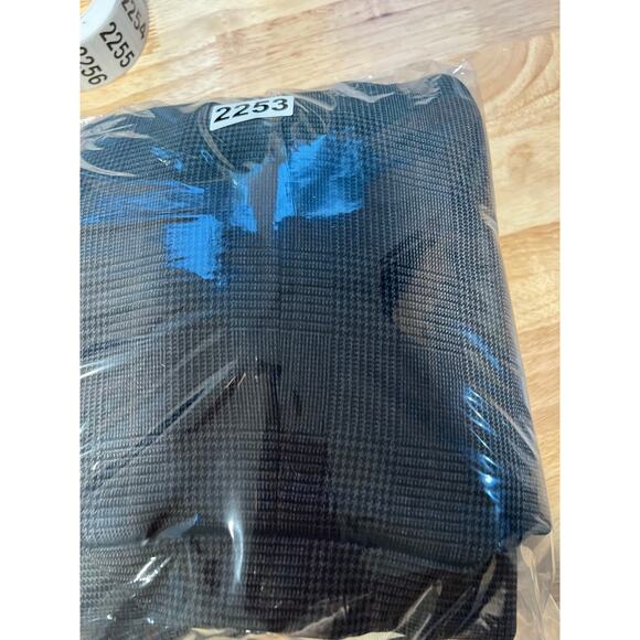 Vintage 100% Wool Sport Coat Suit Jacket Black & Gray Size 39 JL - Picture 12 of 12